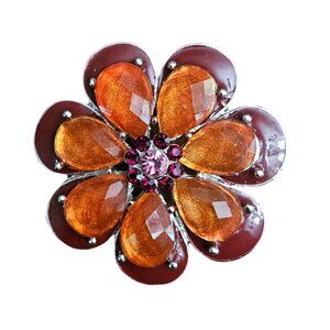 Vintage Sunflower Brooch